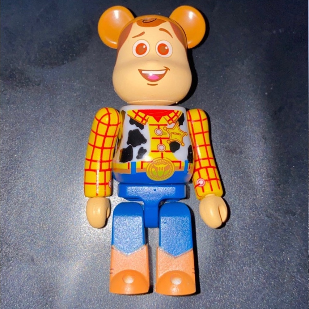 Disney Woody Toy Story Movie x Bearbick Size 100% Only S15 No Box Medicom figure